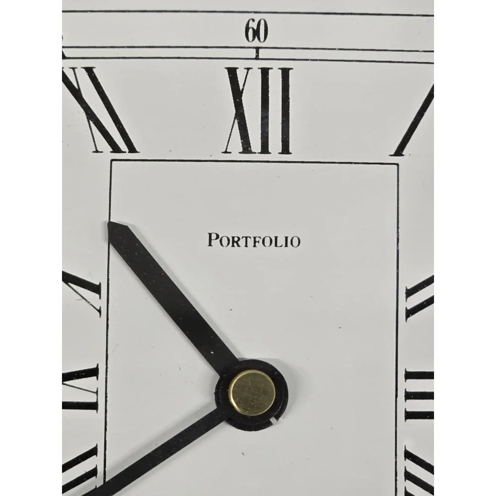 Tiffany & Co‎ Solid Brass Quartz Desk Clock Quartz Movement